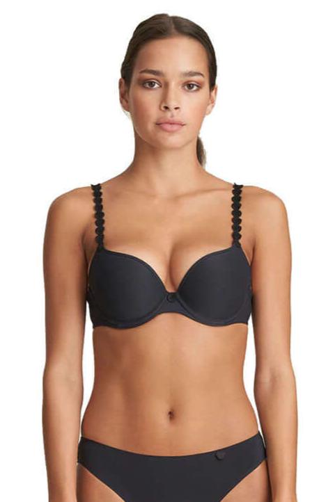 Marie Jo Tom Push Up bra Color: Charcoal Size: 32C at Petticoat Lane Greenwich, CT
