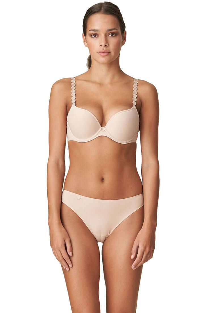 Marie Jo Tom Push Up bra Color: Caffe Latte, Charcoal Size: 32A, 32B, 32C, 32D, 34A, 34B, 34C, 36A, 36B, 36C at Petticoat Lane Greenwich, CT