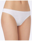 On Gossamer Cabana Cotton Hip-G Thong Color: White Size: S/M at Petticoat Lane Greenwich, CT