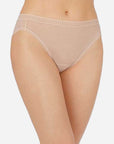 On Gossamer Mesh Hi-Cut Brief
