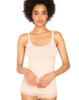 Only Hearts Skinny Neck Tank Color: Creme Size: S at Petticoat Lane Greenwich, CT