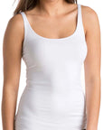 Only Hearts Skinny Neck Tank Color: White Size: S at Petticoat Lane Greenwich, CT