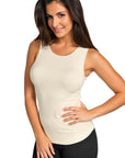 Only Hearts Cutaway Tank Color: Creme Size: S at Petticoat Lane Greenwich, CT