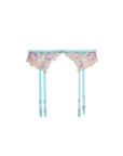 Pixie Embroidery Garter in Fresh Mint