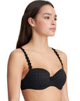 Marie Jo Avero Balcony Bra Color: Black Size: 30E at Petticoat Lane Greenwich, CT