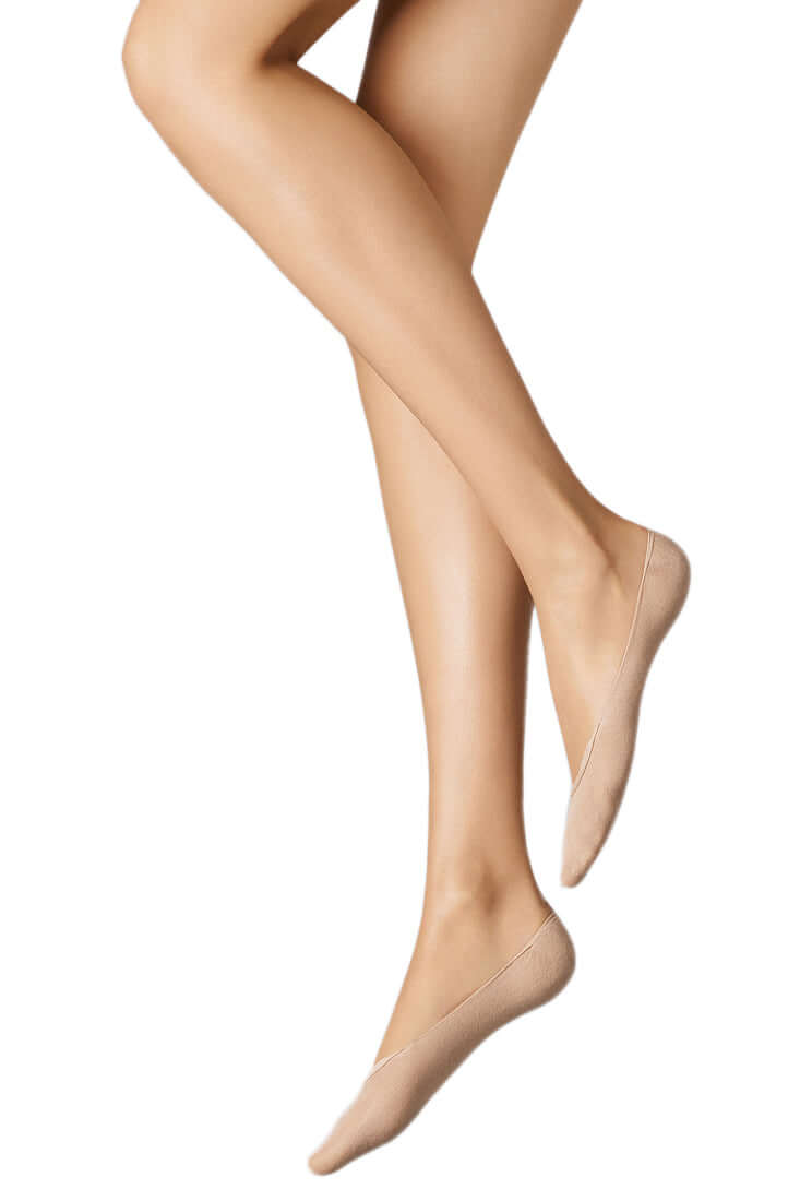 Wolford Cotton Footsies Socks Color: Sisal Size: S at Petticoat Lane Greenwich, CT