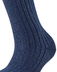 Cosy Wool Ribbed Glitter Boot Socks