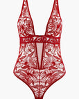 Coeur Bodysuit in Red