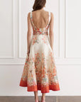 Phoebe Midi Dress in Bouquet