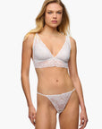 Carmela G-String in White
