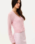 Breckie Cardigan in Blushberry