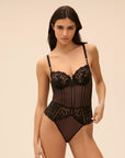 Precieuse Bodysuit in Black