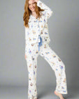 Happy Llamakkah Long Pajama Set