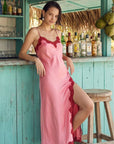 Peride Dress in Hibiscus