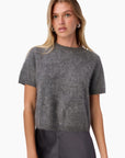 Eugeney Cashmere Top in Coal