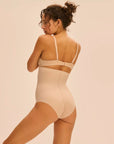 High Waist Shaper Brief in Peau Rose