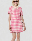 Joseff Gingham Skirt