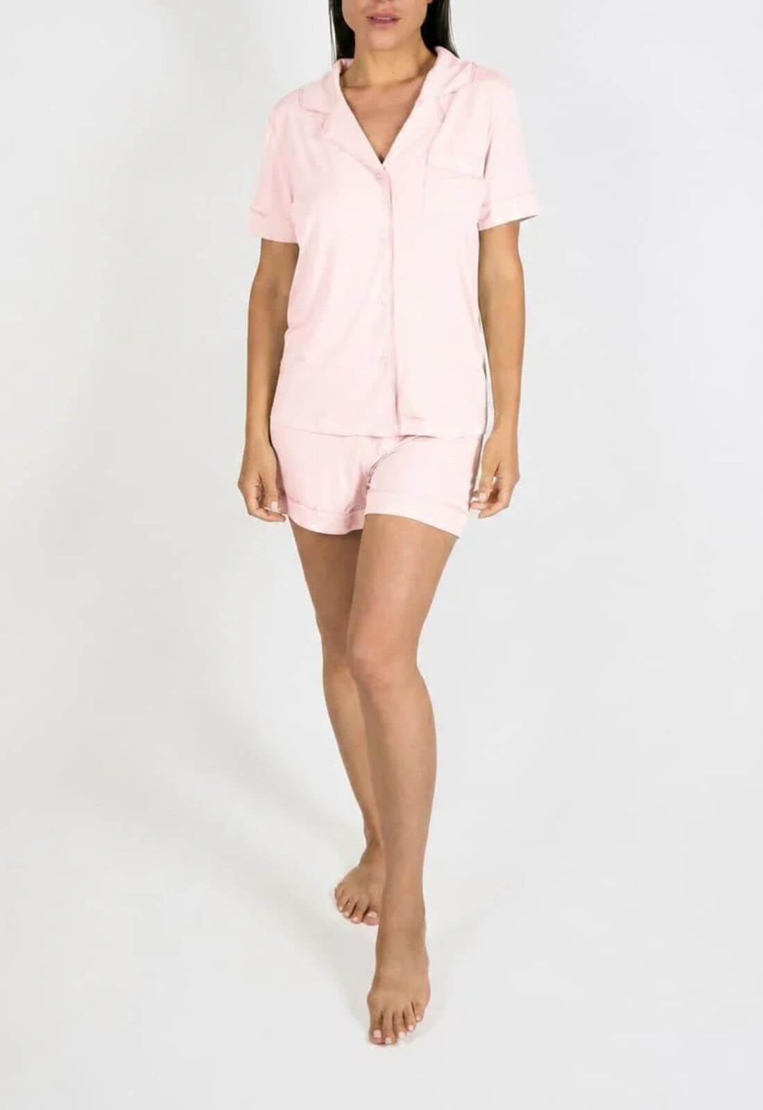 Jolene Short PJ Set in Tickled Pink