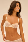 Delice Half Cup Bra in Pampa