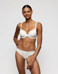 Avero Padded Heart Shaped Bra in Ivory Petal