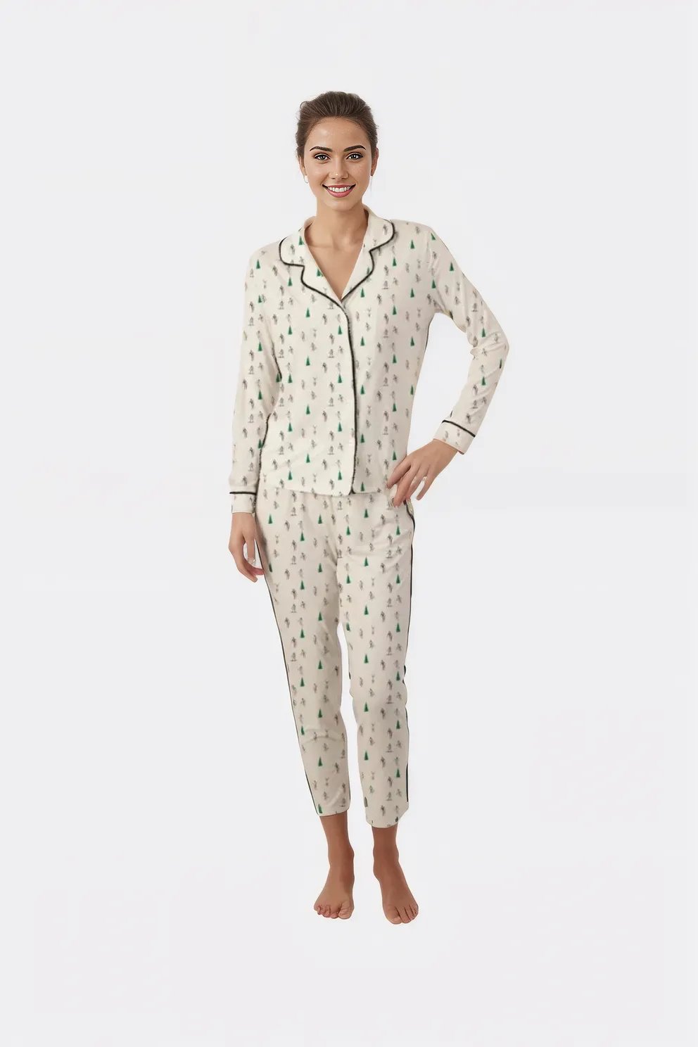 Jolene Skiers Long Pj Set