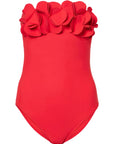 Tess Bandeau One Piece in Cherry