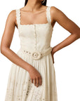 Adya Long Dress in Off-White