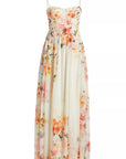 Saba Corsetted Long Dress