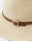 Fedora Cream/Tan Belt