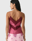 Brimsley Top in Deep Rose