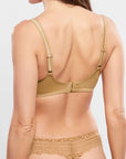 Cassiopee Thong in Gold