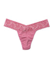 Supima Cotton Low Rise Thong in Chateau Rose Pink