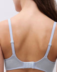 Lace Unlined Plunge Bra in Icy Flower