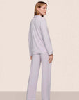 Gisele Long PJ Set in Thistle/Ivory
