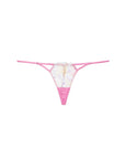 Sequin Hibiscus G-String in Pink Desire