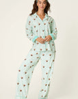 Espresso Martini Stripe Long PJ Set