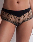 Voodoo Kiss Shorty Boyshort in Millenium Black