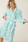 Let's Get Cozy Robe in Light Mint