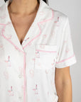 Jolene Short PJ Set in Rose Bubbles