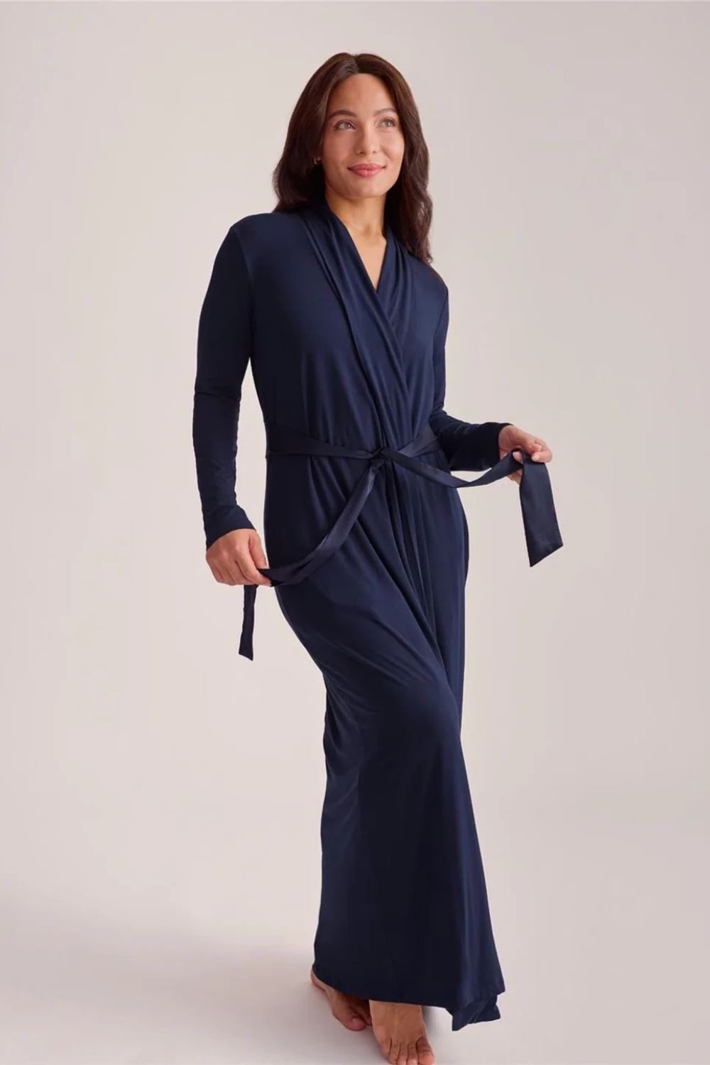 Iconic Long Robe in Ink