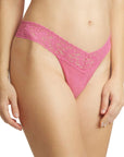 Supima Cotton Low Rise Thong in Chateau Rose Pink