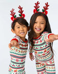 Festive Fairisle Long Sleeve 2 Pc Kids Set