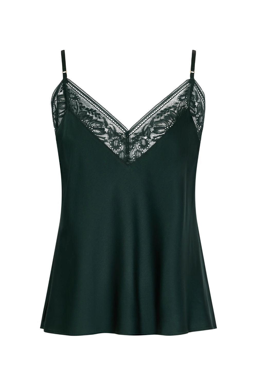 Midnight Whisper Cami and Pants Set in Mysterious Green