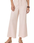 Lounge Denim Cropped Pant in Rose Petal