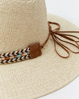 Kate Hat in Beige/Ribbon Belt