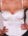 Hamptons Bustier in Ivory