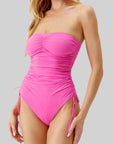 Sydney Bandeau One-Piece in Watermelon