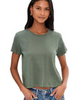 Louisa Short Sleeve Tee in Eucalyptus