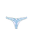 Sheer Tulle Thong in Light Sky