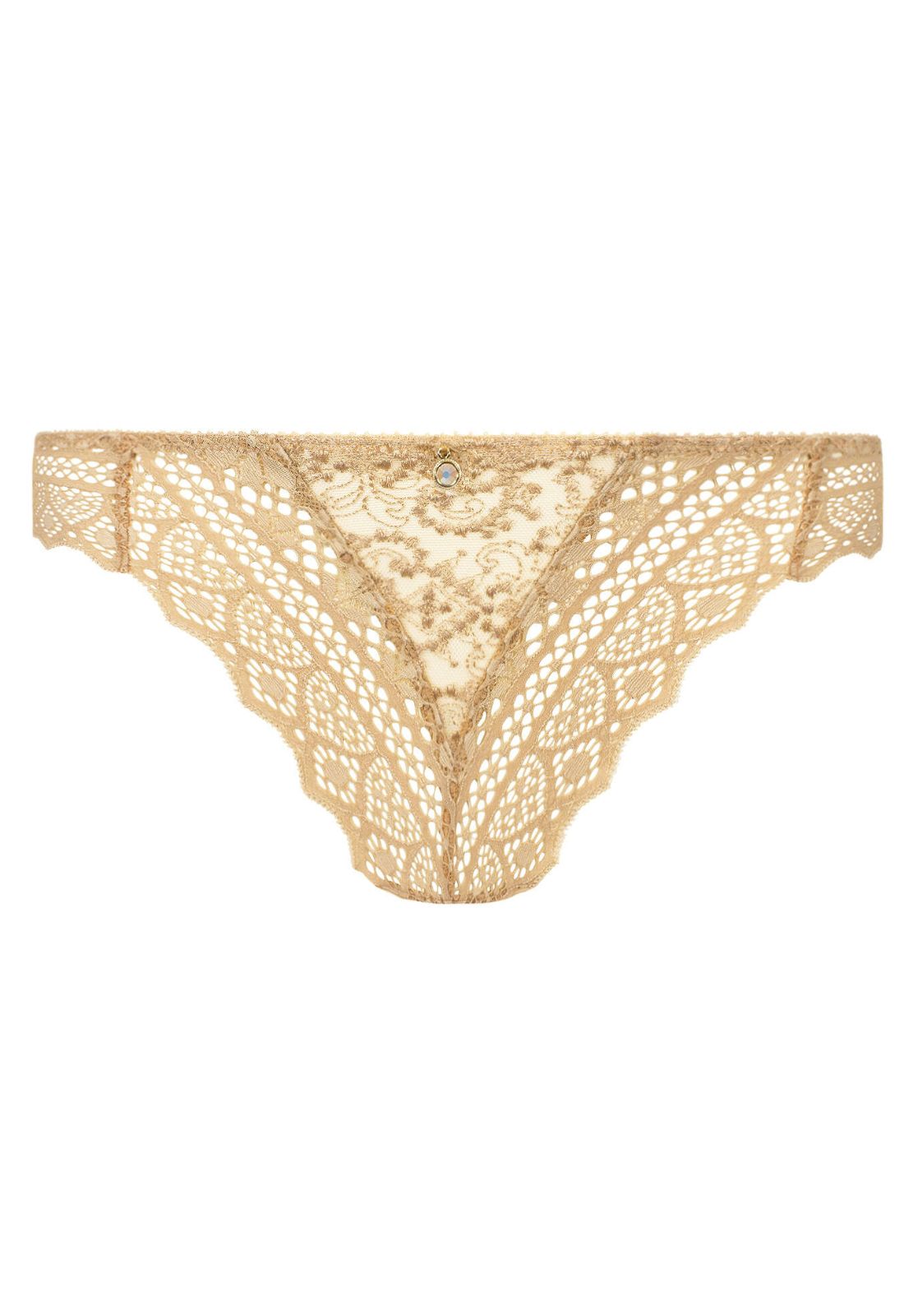 Cassiopee Thong in Gold